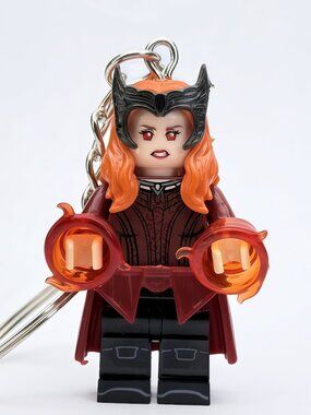 Marvel Scarlet Witch Minifigure Keychain Custom Collectible Figure